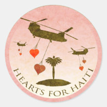 Haiti-Entlastungs-Valentinsgruß-Aufkleber