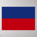 Haiti-Flagge Plakatdruck