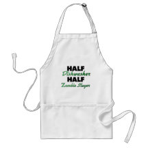 Halbe Spülmaschinen-halber ZombieSlayer Schürzen