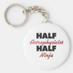 Halber Astrophysiker halbes Ninja Schlüsselbänder