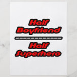 Halber Freund-halber Superheld Flyerdesign