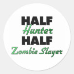 Halber Jäger-halber ZombieSlayer Stickers