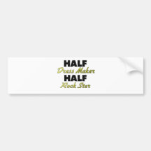 Halber Kleiderhersteller-halber Rockstar Auto Sticker