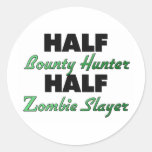 Halber Kopfgeldjäger-halber ZombieSlayer Sticker