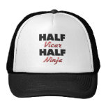 Halber Pfarrer halbes Ninja Baseballcaps