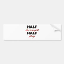 Halber Soziologe halbes Ninja Autosticker