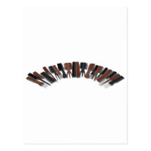 HalfCircleCombs030811 Postkarte