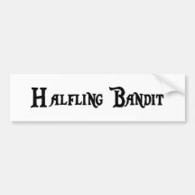 Halfling Bandit-Autoaufkleber
