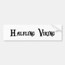Halfling Viking Aufkleber Autosticker