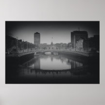 Halfpenny-Brücke, Dublin - Leinwand Posterdrucke