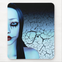 Hälfte von mir Goth Kunst Mousepad