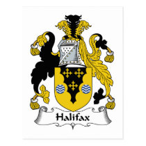 Halifax-Familienwappen postkarten
