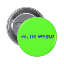 HALLO, IM SONDERBAR ANSTECKNADELBUTTONS