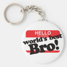 Hallo ist mein Name der beste Bruder der Welt Schlüsselband