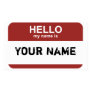 Hallo ist mein Name, Ihr Name visitenkarten