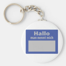 hallo Mann nennt mich Ikone Schlüsselanhänger
