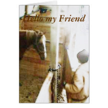 Hallo meine Freund-Karte