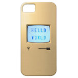 Hallo Welt Personal-Computer casemate hüllen