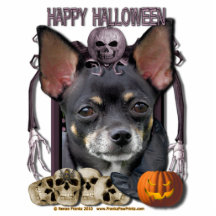 Halloween-Albtraum - Chihuahua - Isabella Foto Skulptur