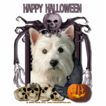 Halloween-Albtraum - Westie Acryl Ausschnitt
