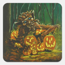 Halloween-Aufkleber, Schleppangel, knome, Elf