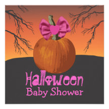 Halloween-Babyparty lädt ein Individuelle Einladungen