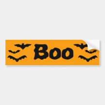 Halloween bekloppter "Boo " Autosticker