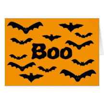 Halloween bekloppter "Boo " Karten