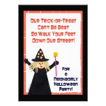Halloween-Block-Party Einladung