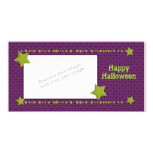 Halloween-Entwurf mit Spinnen Bildkarte