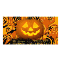 Halloween-Fotodruck (Gewohnheit) Bild Karte