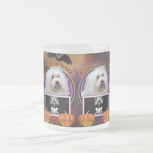 Halloween - gerade ein Lil gespenstisch - Baumwoll Teetasse