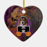 Halloween - gerade ein Lil gespenstisch - Beagle Ornamente
