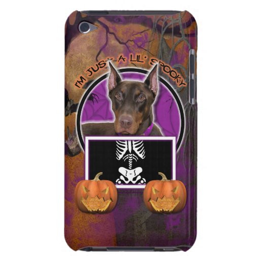 Halloween - gerade ein Lil gespenstisch - Doberman Barely There iPod Hülle