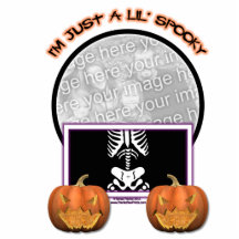 Halloween - gerade ein Lil gespenstisch Photo Statuen
