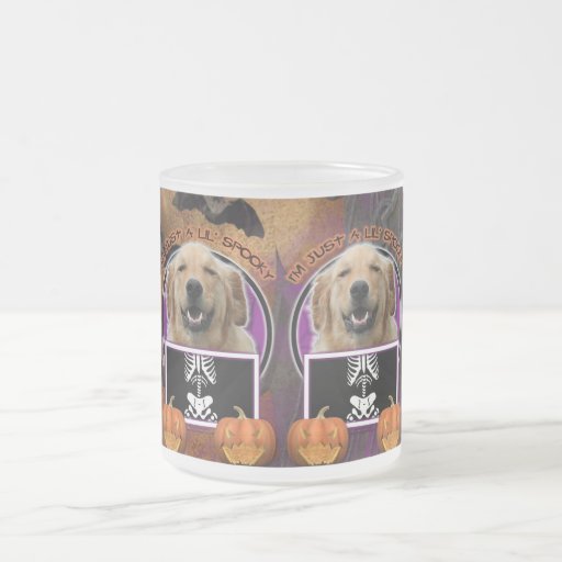Halloween - gerade ein Lil gespenstisch - golden r Tee Tasse