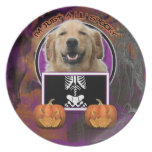 Halloween - gerade ein Lil gespenstisch - golden r Party Teller