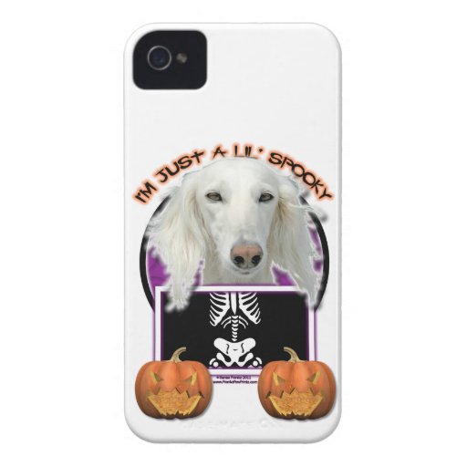Halloween - gerade ein Lil gespenstisch - Saluki Case-Mate iPhone 4 Hüllen