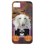 Halloween - gerade ein Lil gespenstisch - Saluki Hülle Fürs iPhone 5