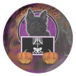 Halloween - gerade ein Lil gespenstisch - Steinhau Teller