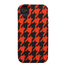 Halloween-Hahnentrittmuster-Muster Case-Mate iPhone 4 Case