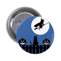 Halloween-Hexe Buttons