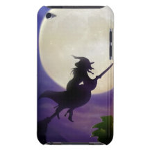 Halloween-Hexe-Vollmond iPod Case-Mate Case
