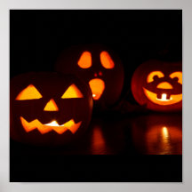 Halloween-Kürbis-Schrecken Posterdrucke