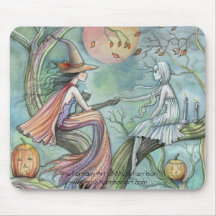 Halloween Mousepad, "zeitlose Verbindungs-" Hexe