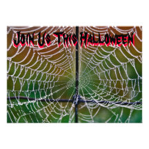 Halloween-Netz-Schlag-Einladung
