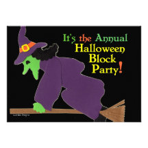Halloween-Party-Einladung