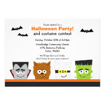 Halloween-Party-Einladung