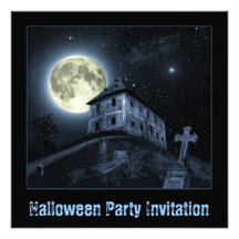 Halloween-Party-Einladung