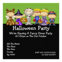 Halloween-Party Einladungen